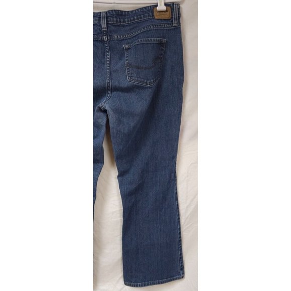 Levis Signature Misses 14 Medium Low Rise Bootcut Medium Wash Denim Jeans 38x30 - Picture 10 of 11
